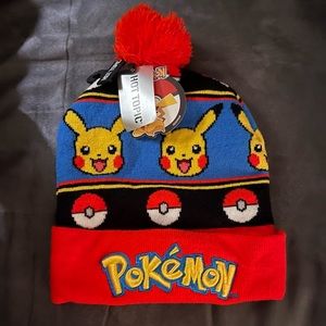 Pokémon Pikachu Fairisle Pom Pom Beanie